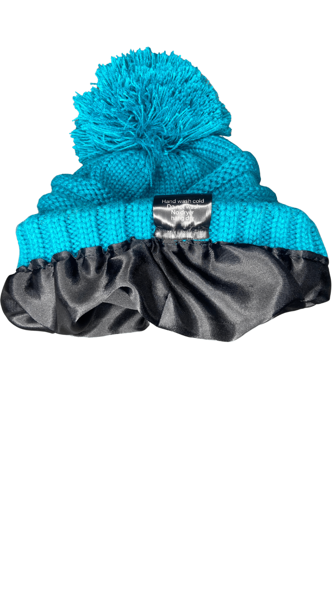 Turquoise Custom Satin Lined Winter Hat
