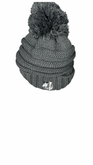 Midnight Black Custom Satin Lined Winter Hat